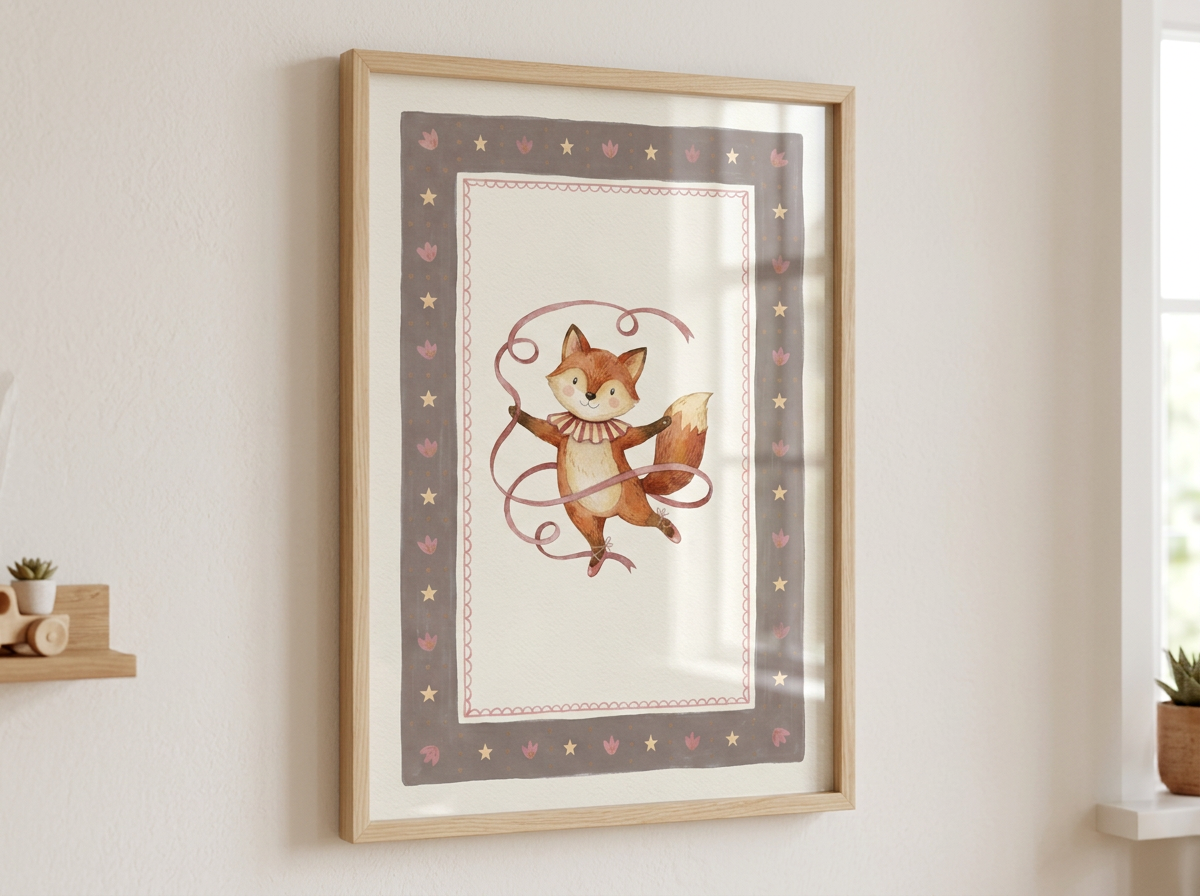 Florence Fox: The Ribbon Dance | A3 Print